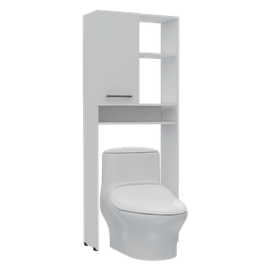 Gabinete de Baño Sharon, Blanco, ideal para ahorrar espacio