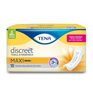Toallas Higienicas Tena Discreet Maxi X 10Und