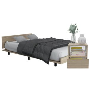 Combo Habitacion Ii Cama + Mesa De Noche