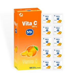Vita C Mk Sabor Naranja X 500Mg