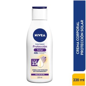 Crema Corpora Nivea Proteccion Solar Spf15 X 220Ml