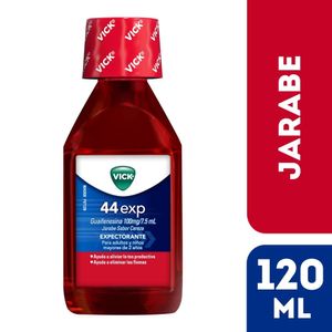 Jarabe Vick 44 Expectorante Frasco X 120Ml