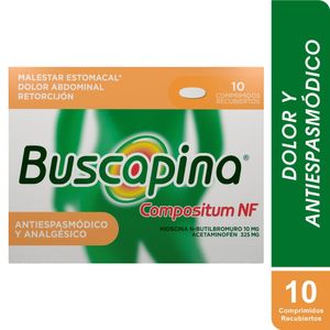 Buscapina Compostium Nf 10/325Mg X 10 Comprimidos