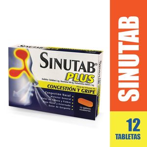 Antigripal Sinutab Plus X 12 Und