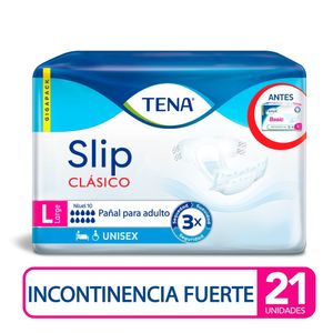Pañal Tena Slip Clasico Large X 21Und
