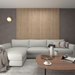 Panel Art 3D Decorativo, Beige, para decorar tus espacios X2