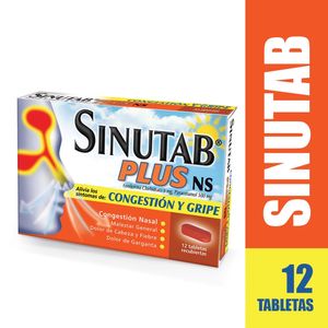 Antigripal Sinutab Plus Ns X 12und