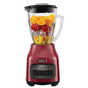 Licuadora Oster 6 Velocidades Pulso Boroclass BLSTPEG-RPB Roja